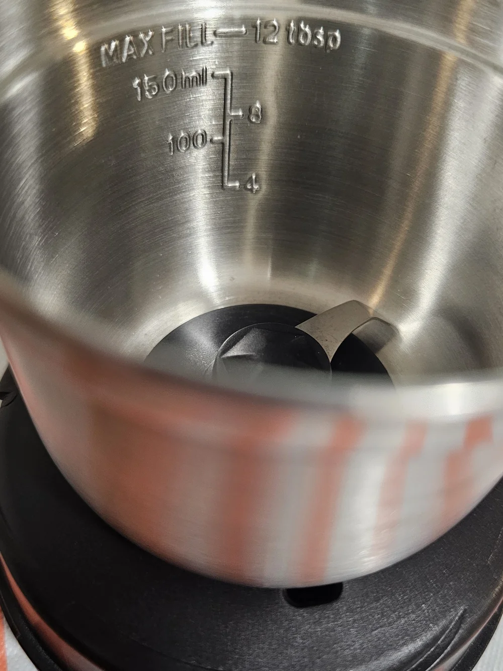 Ninja Coffee Grinder/Cup Accessory in Black and Clear